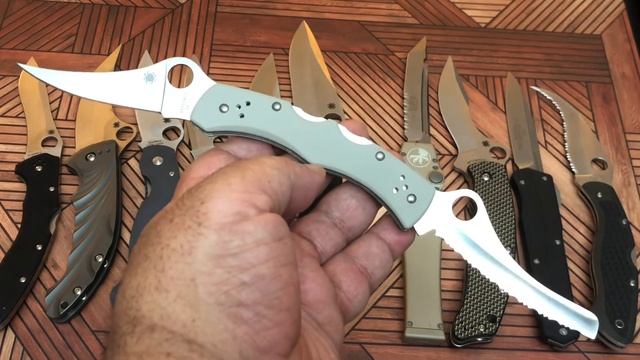 11 of My Largest Folding Knives- Spyderco, Microtech, and Brous Blades! What are Your Big Knives? смотреть онлайн