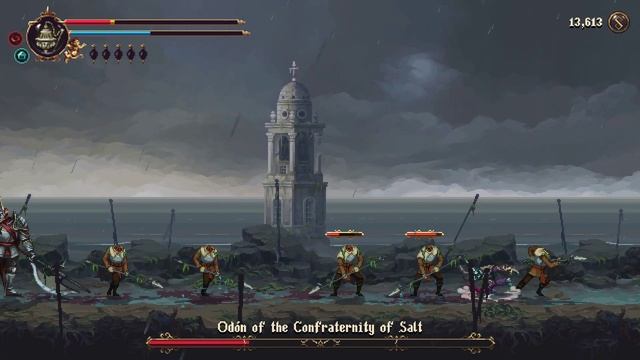 Blasphemous 2 - Boss Fight 7 - Odon of the Confraternity of Salt смотреть онлайн