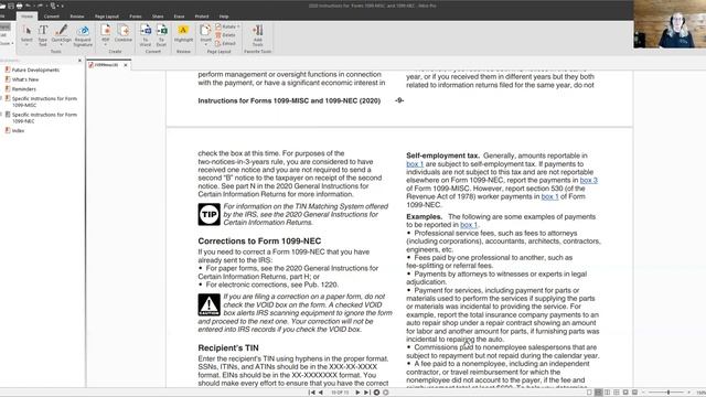 Accountant Reads 1099 Instructions 1099NEC - Part 2 смотреть онлайн