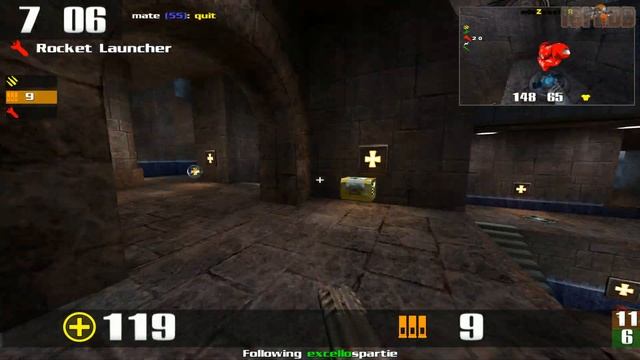 Quake 3 CPMA: COOLLER VS SPART1E ESWC 2008 PART 2 смотреть онлайн