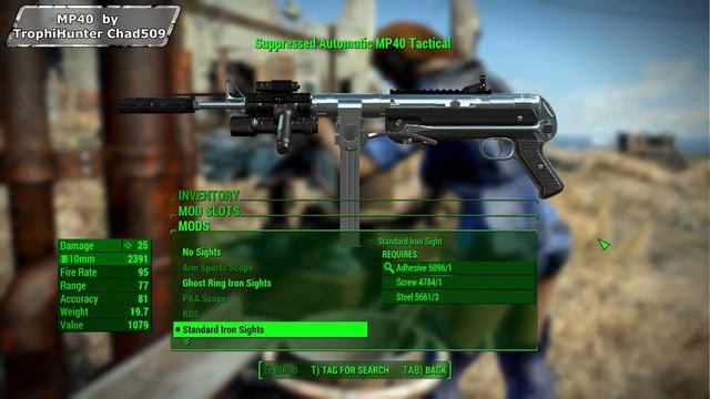 MP40 - Fallout 4 Mods смотреть онлайн