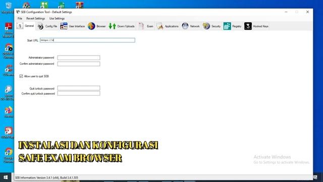 Cara Instalasi dan Konfigurasi Safe Exam Browser SKTT CPPPK Kemenag 2023 Moderasi Beragama смотреть онлайн