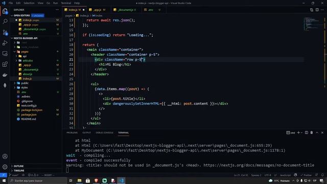 Blogger API & Javascript Frontend смотреть онлайн