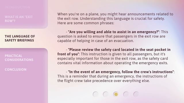 Unlocking Air Travel Vocabulary: Understanding "Exit Row" смотреть онлайн