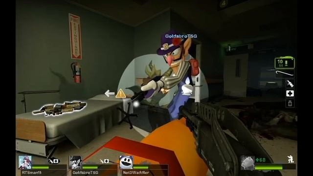 Splitscreen Shenanigans: Left 4 Dead 2 No Mercy Part 4-That One PAYDAY Map смотреть онлайн