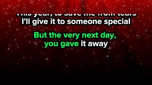 Last Christmas 🎤 Good Charlotte (karaoke) #minusone  #lyricvideo  #lyrics