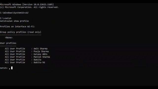 CMD : Find all Wi-Fi passwords with only 1 command | Windows 10 / 11 #cmdwifipassword #coderbymanis смотреть онлайн
