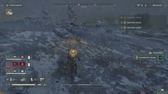 HellDivers 2 Impossible Difficulty 3 Man Eggs Run смотреть онлайн