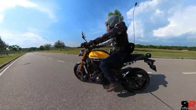 YAMAHA XSR 900 - TEST RIDE REVIEW смотреть онлайн