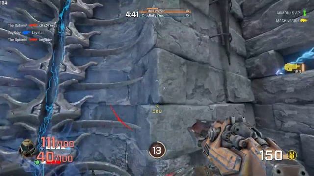 Quake Champions Doom Slayer Corrupted Keep DM смотреть онлайн