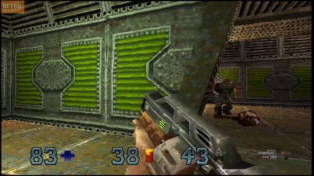Quake 2 PS1 Gameplay - Best First Person Shooter For PS1- Retrogames TV смотреть онлайн