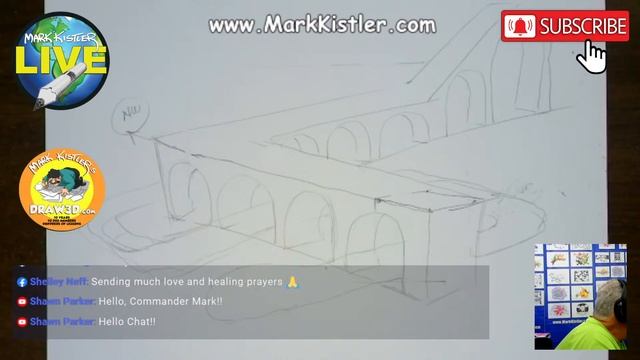 Mark Kistler LIVE! Episode 184: Let's draw "The Marshmallow Door!" Day 75 of 365 смотреть онлайн