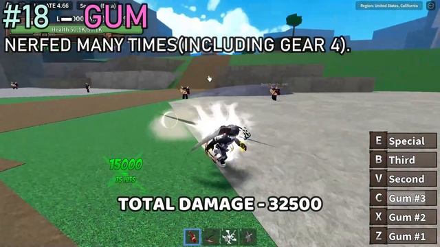 All FRUITS Showcase | King Legacy