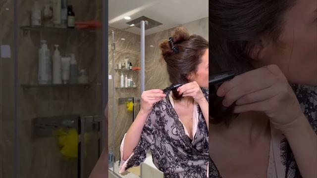 Укладка в стиле Old Money  #прически #волосы #укладка