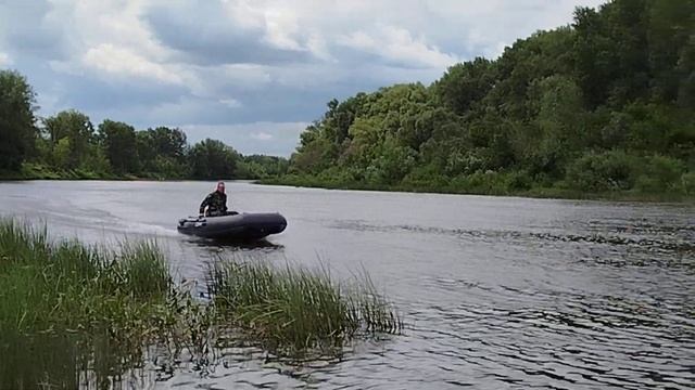 Боатсман 360а с мотором Парсун 8. смотреть онлайн