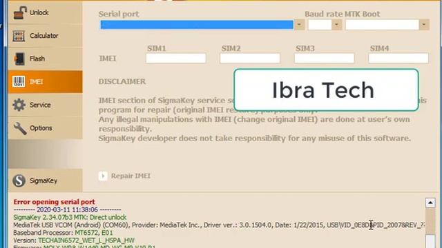 how to unlock ZTE Blade L5 Unlock - reparer imei Done Sigmakey смотреть онлайн