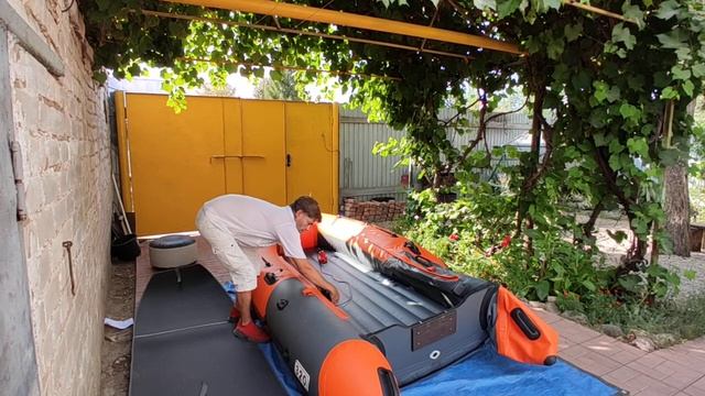 Боатсман320 и ковер ЭВА. смотреть онлайн