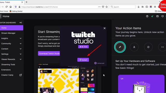 How to download & setup Twitch Studio Beta | How to live stream on Twitch // Smart Enough смотреть онлайн