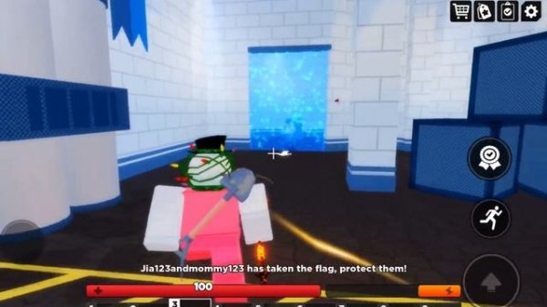 Getting the new XMAS Weapons!! In Roblox Flag Wars..