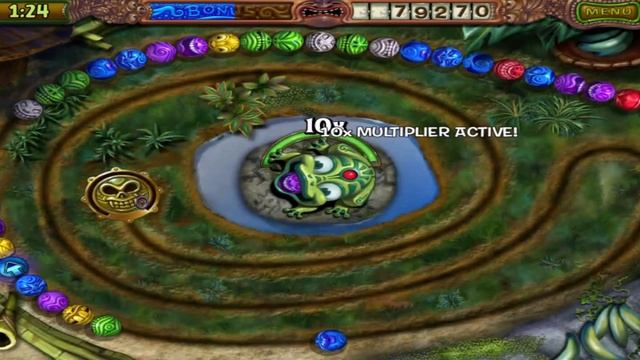 Zuma's Revenge! - Challenge (Medium) Rooster Rumble - Level 1 смотреть онлайн