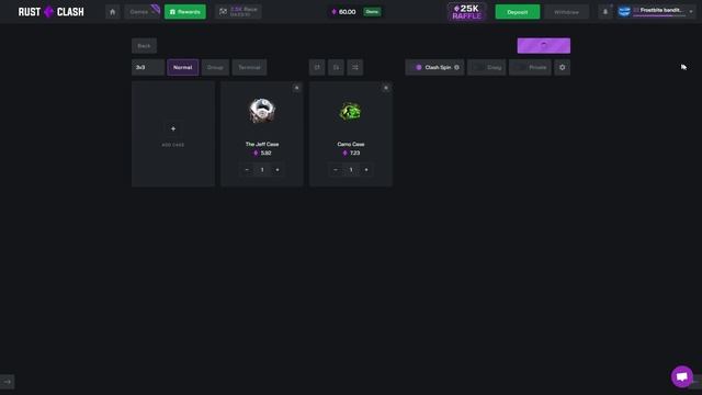 CRAZY CAMO COMEBACK... ?% - Rust Clash | Rust Gambling смотреть онлайн