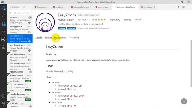 Zoom in and Out using CTRL + SCROLL in Microsoft Visual Studio Code смотреть онлайн