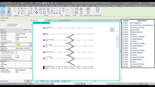 4.10 -Assign Task ID to Stairs