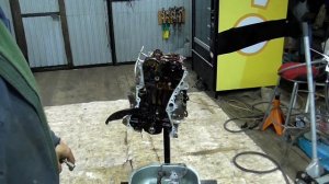 Вскрытие и определение причин смерти двигателя 1KR-FE + обзорчик двигателя.