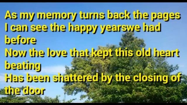 There Goes My Everything - Engelbert Humperdinck lyrics смотреть онлайн