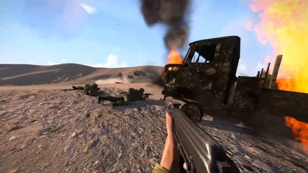 ARMA III Засада на конвой.