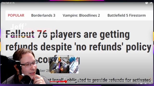 ⭐The Fall of 76︱REACTION (Internet Historian) смотреть онлайн