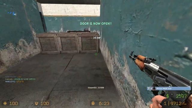 Counter-Strike Zombie Escape Mod, CS Source, Map: ze_rooftop_runaway, Nemesis Mode смотреть онлайн