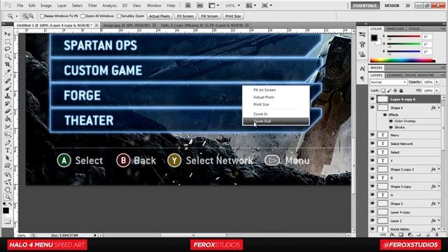 The Halo 4 Project - Menu Design смотреть онлайн