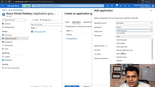 Create Application Groups, Publish Applications and Set Access in Azure Virtual Desktop. смотреть онлайн