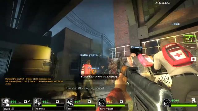 Gameplay de Left 4 Dead 2 nosteam(enfrentamiento) sin editar y en mala calidad :v смотреть онлайн