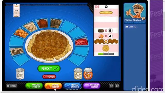 Papa's Pastaria by Flipline Studios : Days 43-49 game-play (720pHD) смотреть онлайн