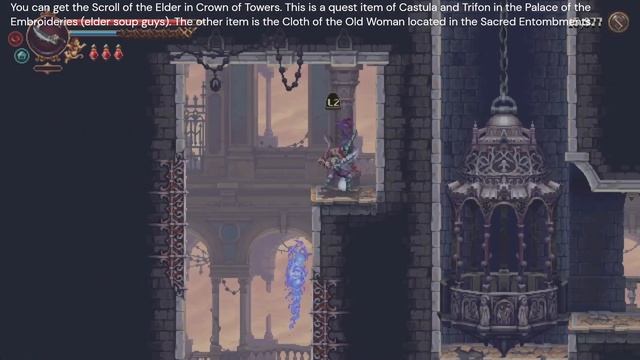 Blasphemous 2 [Liviana of the Blighted Blades quick verse location in Crown of Towers] смотреть онлайн