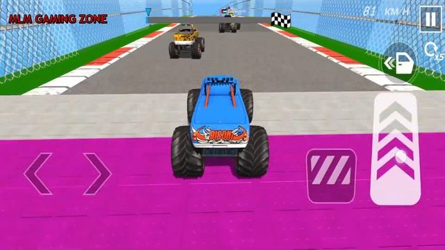 Monster Truck Stunt Car Games - Mega Ramp Stunts Racing Games - Android Gameplay #71 смотреть онлайн