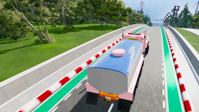 Truck Jump - Crash Lost Control #001 BeamNG.drive смотреть онлайн