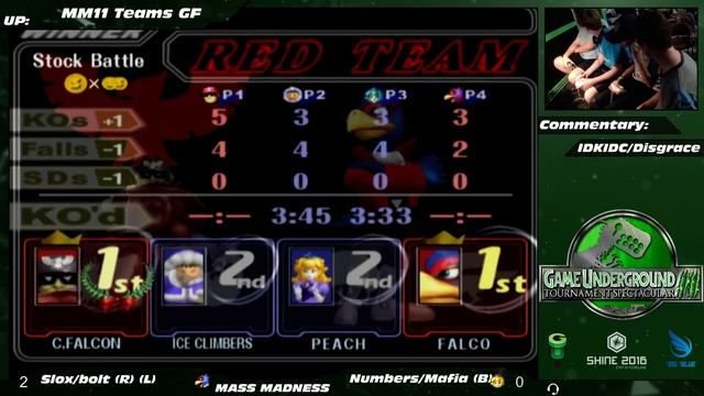 Mass Madness 11 SSBM - Slox/bolt [L] (Red) vs. Numbers/Mafia [W] (Blue) - Melee Doubles GF смотреть онлайн