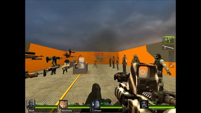 L4D2 mw2 scar reload and fire sound for scar (desert rifle) смотреть онлайн