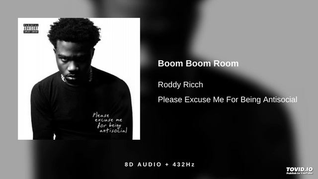 Roddy Ricch - Boom Boom Room (8D AUDIO + 432Hz) смотреть онлайн