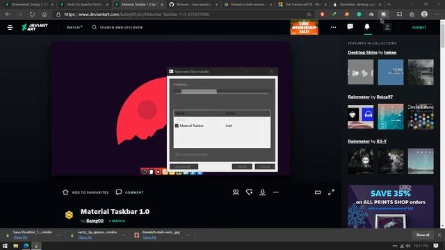 Black Rainmeter Theme 2020 смотреть онлайн