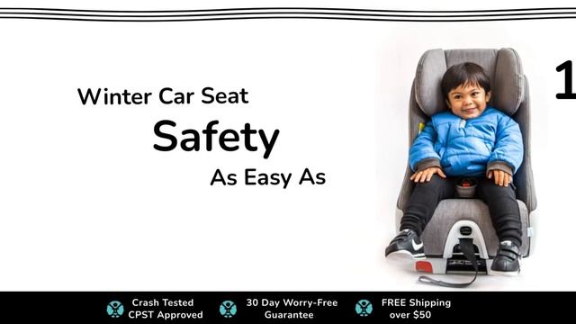 Winter Car Seat Safety thats as easy as 1 - 2 - 3 with Buckle Me Baby Coats смотреть онлайн