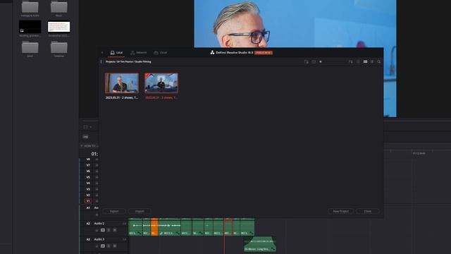 How To OPEN MULTIPLE PROJECTS in Davinci Resolve 18 смотреть онлайн