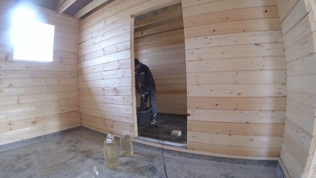 Дом баня 9х8 под ключ из бруса с запилом углов в чашу смотреть онлайн