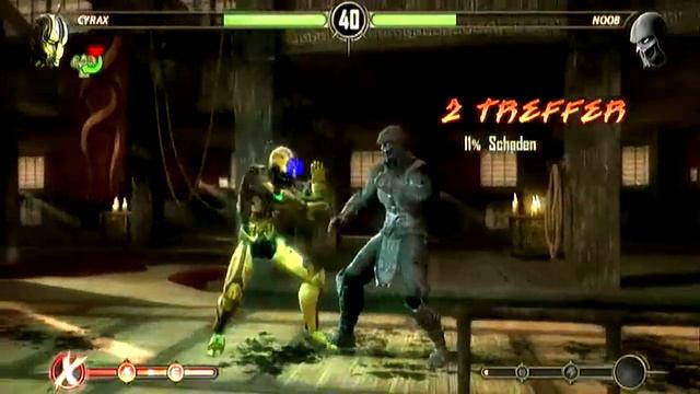 Mortal Kombat 9 : Cyrax vs. Noob [Test your Luck | expert] смотреть онлайн
