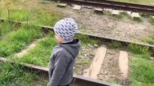 Железная дорога , видео про поезда детские . Поезд грузовой . Видео для детей