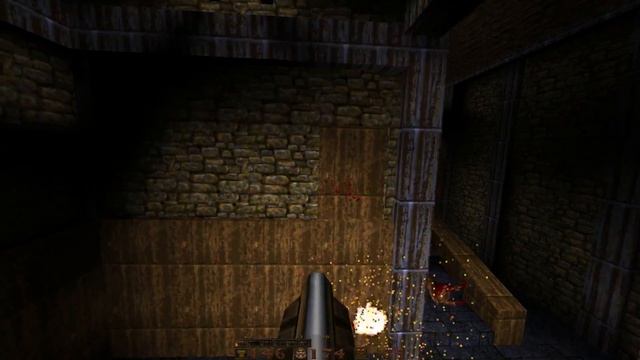 Quake - E2M4 - The Ebon Fortress (Nightmare, 100% kills & secrets) смотреть онлайн