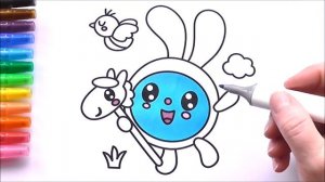 Малышарики Мультик Раскраска для Детей Крошик Раскраски для Малышей Рисуем Раскраски